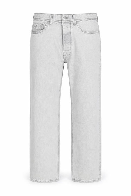 River Island Men's Grey Straight Leg Denim Jeans 32S