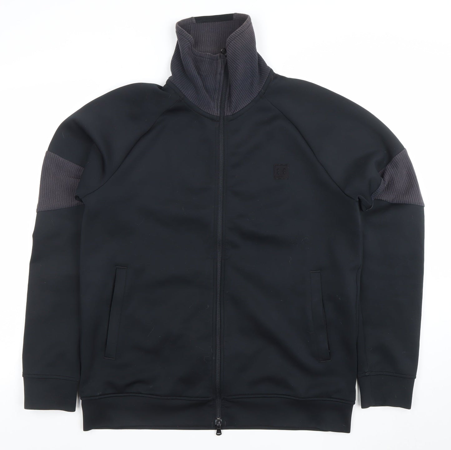 Under Armour Men's Black Full Zip High Neck Sweatshirt L