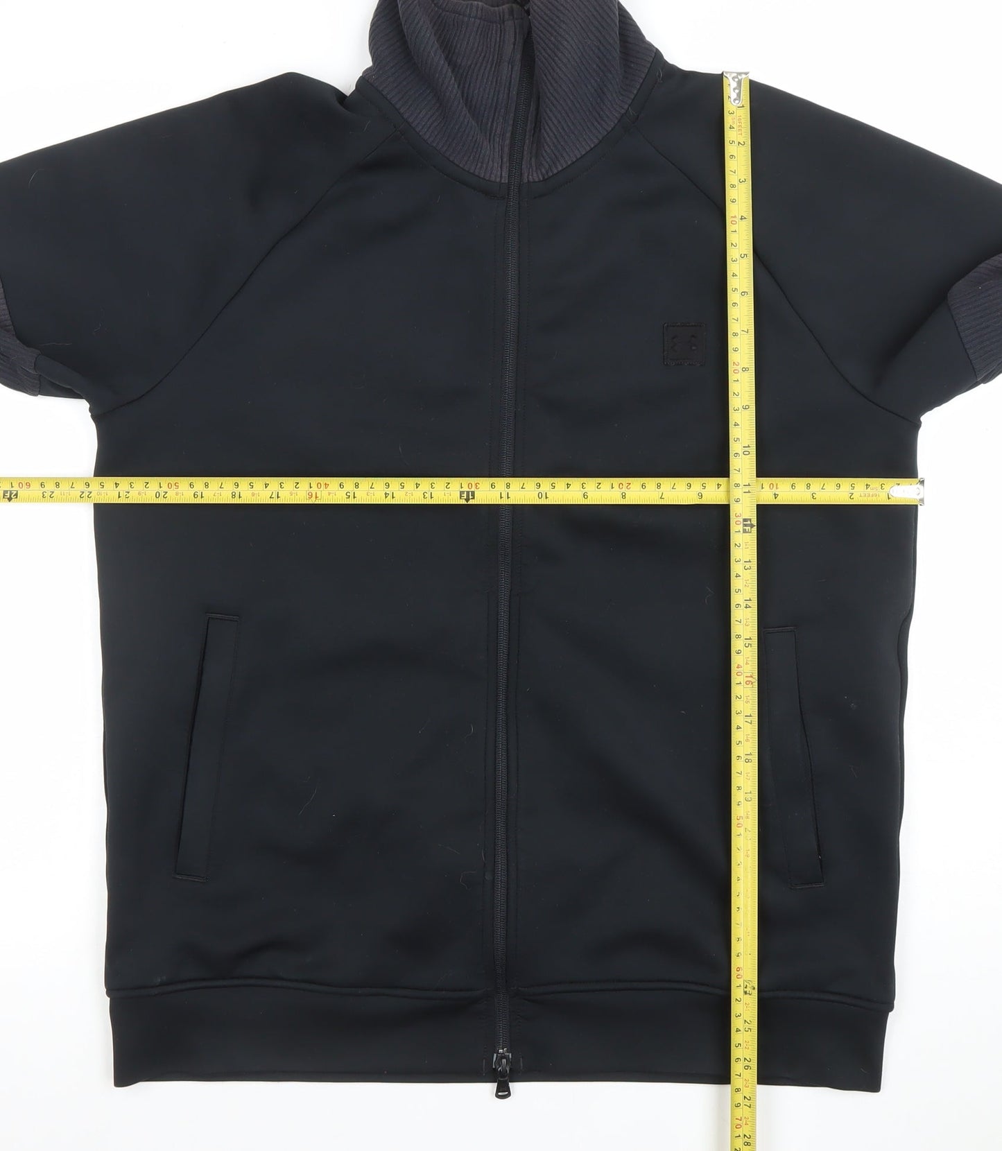 Under Armour Men's Black Full Zip High Neck Sweatshirt L