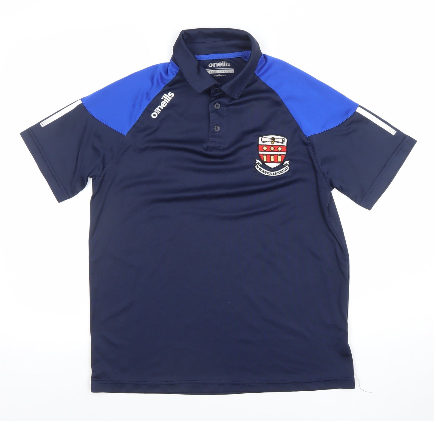 O’Neills Men’s Blue Small Polo Activewear Top Gym Training Shirt