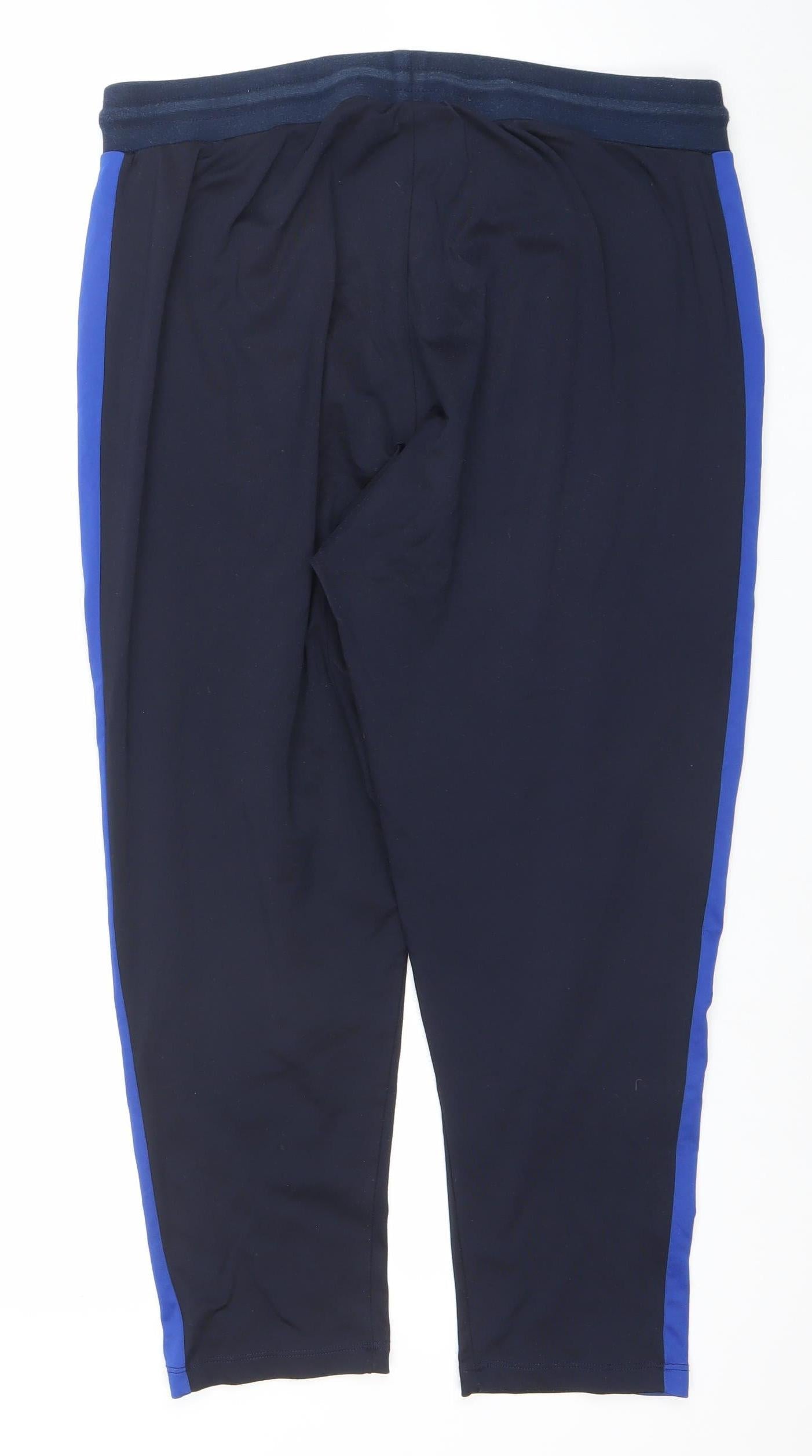 ASOS Men Black & Blue Jogger Trousers L Elastic Waist Lightweight