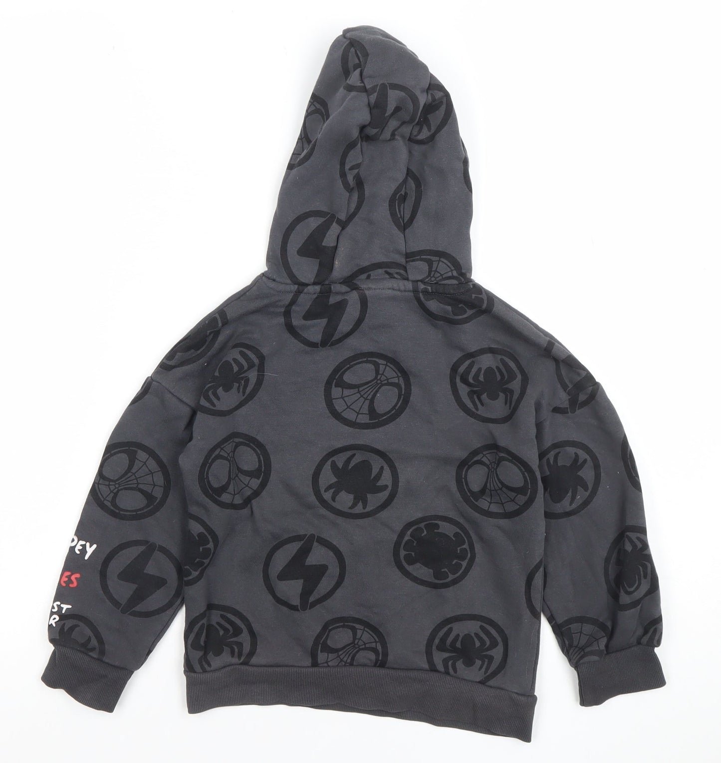 Marvel Spidey and His Amazing Friends Boys Grey Pullover Hoodie 5 Years