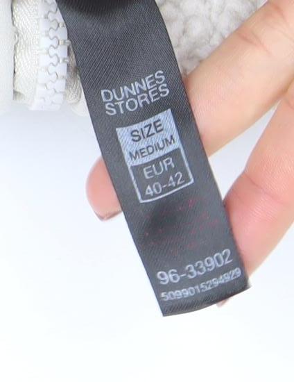 Dunnes Stores Women Beige 1/2 Zip Fleece Sweatshirt Medium
