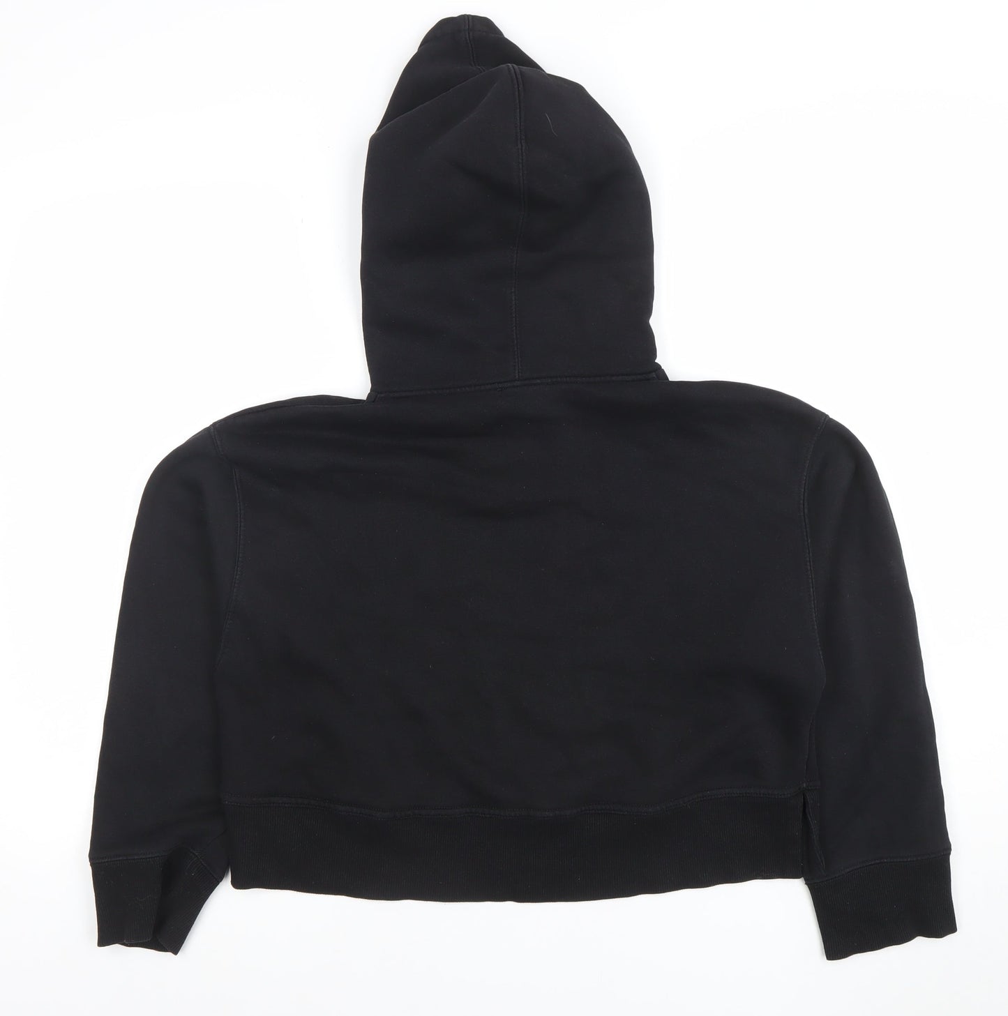 Zara Women's Black Small Pullover Hoodie Sweatshirt