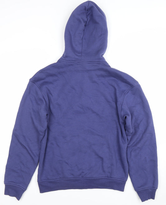 H&M Men's Blue XS Full Zip Relaxed Fit Hoodie Sweatshirt