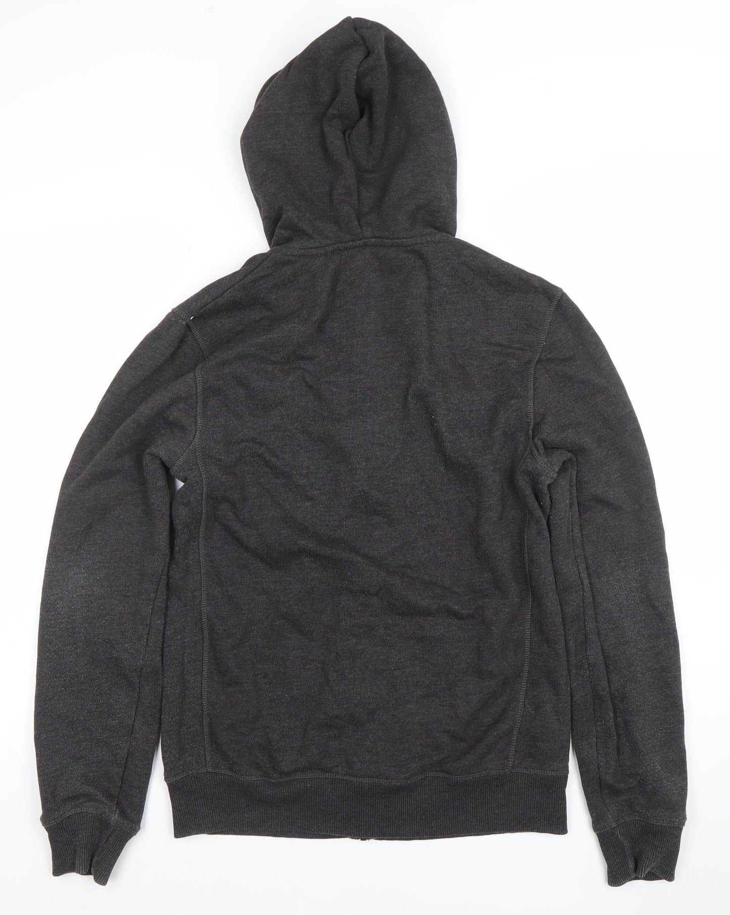 Next Men's Grey Full Zip Hoodie Size S Regular Fit