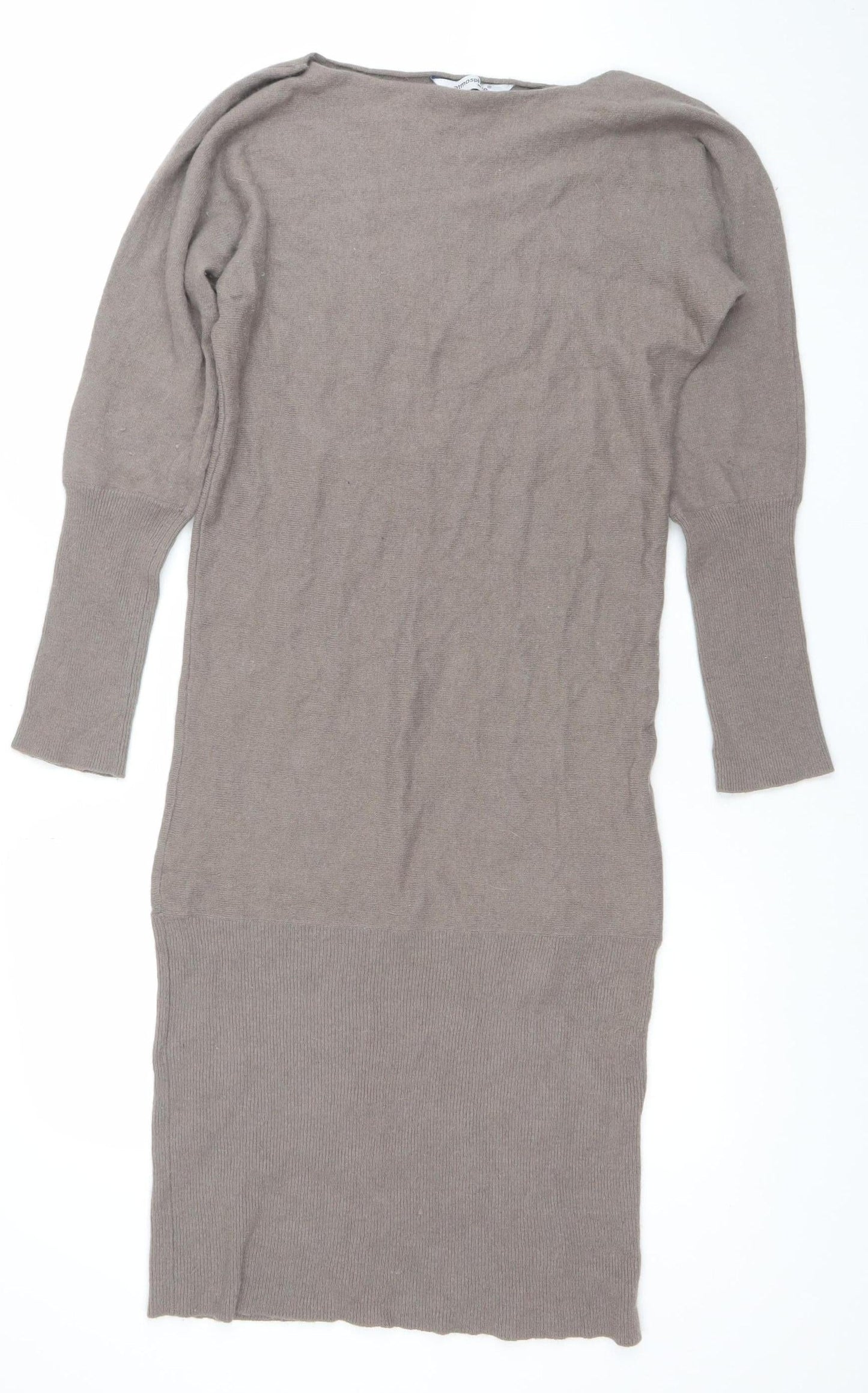 Atmosphere Women’s Brown Jumper Dress Size 8 Knit Long Sleeve