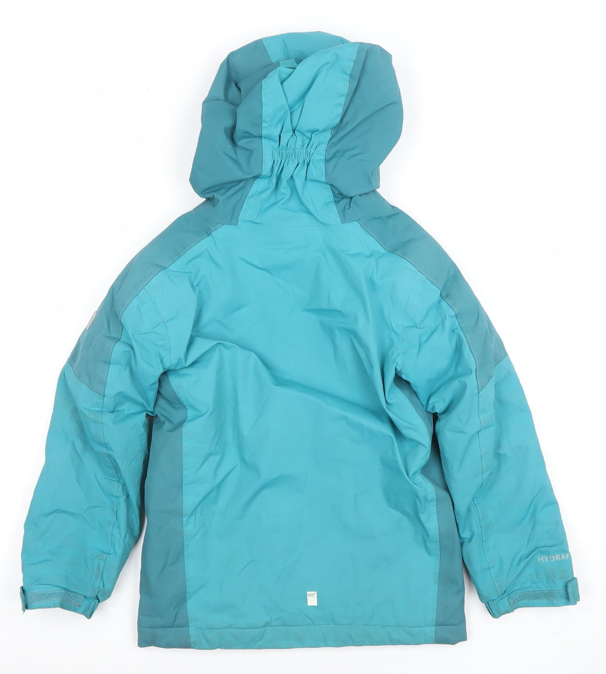 Regatta Boys Blue Waterproof Hooded Rain Coat Jacket 10 Years