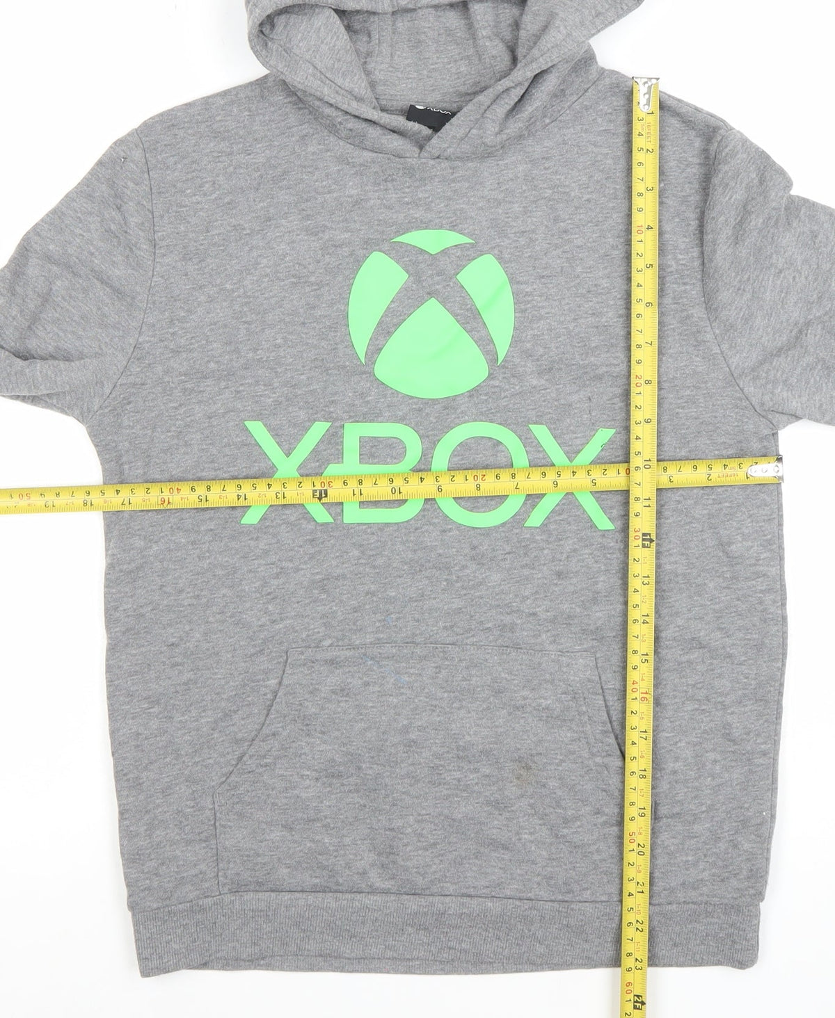 Xbox Boys Grey Pullover Hoodie 11-12 Years Cotton Blend Casual Gaming