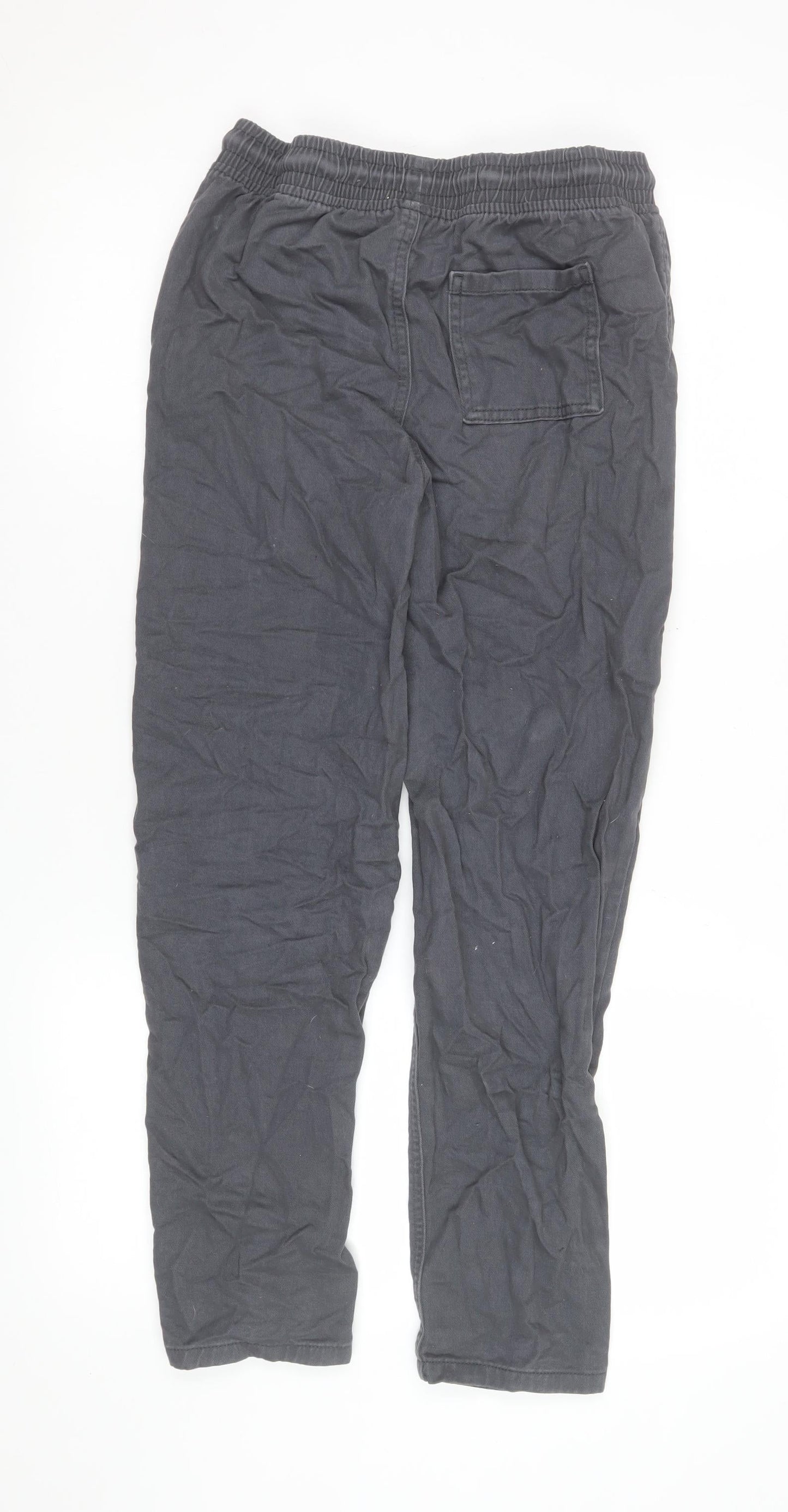 Denim Co Boys Black Slim Fit Cotton Joggers 12-13 Years