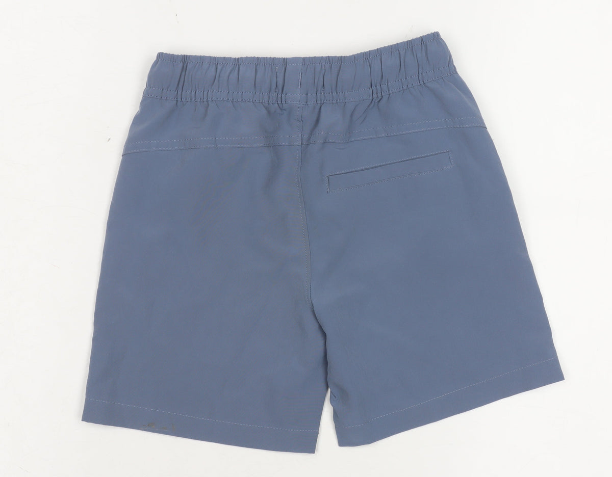 Wrangler Boys Blue Regular Fit Athletic Shorts Size 5 Years