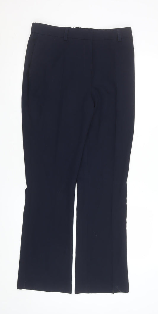 Dunnes Stores Womens Blue Straight Leg Dress Pants Size 12