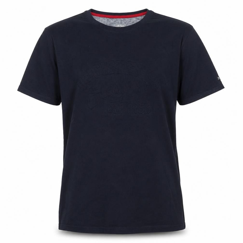 Bailey's Men's Blue XL Crew Neck Cotton Elastane T-Shirt