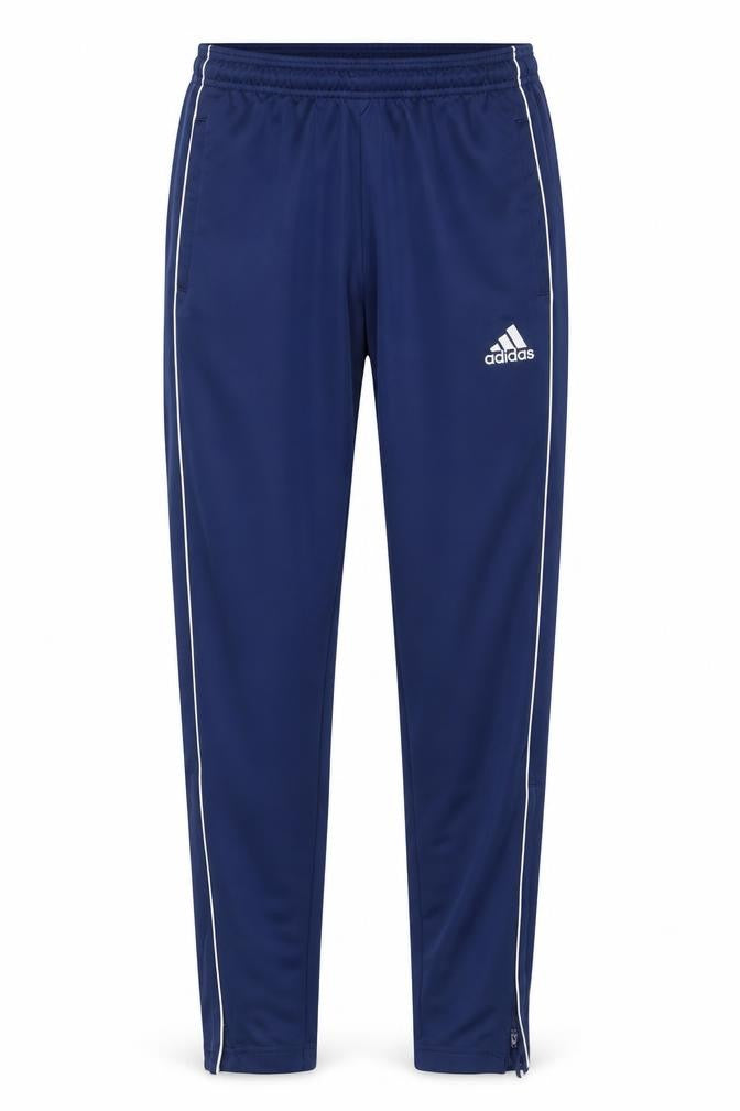 Adidas Boys Blue 13-14 Years Tapered Track Pants Quick Dry Polyester