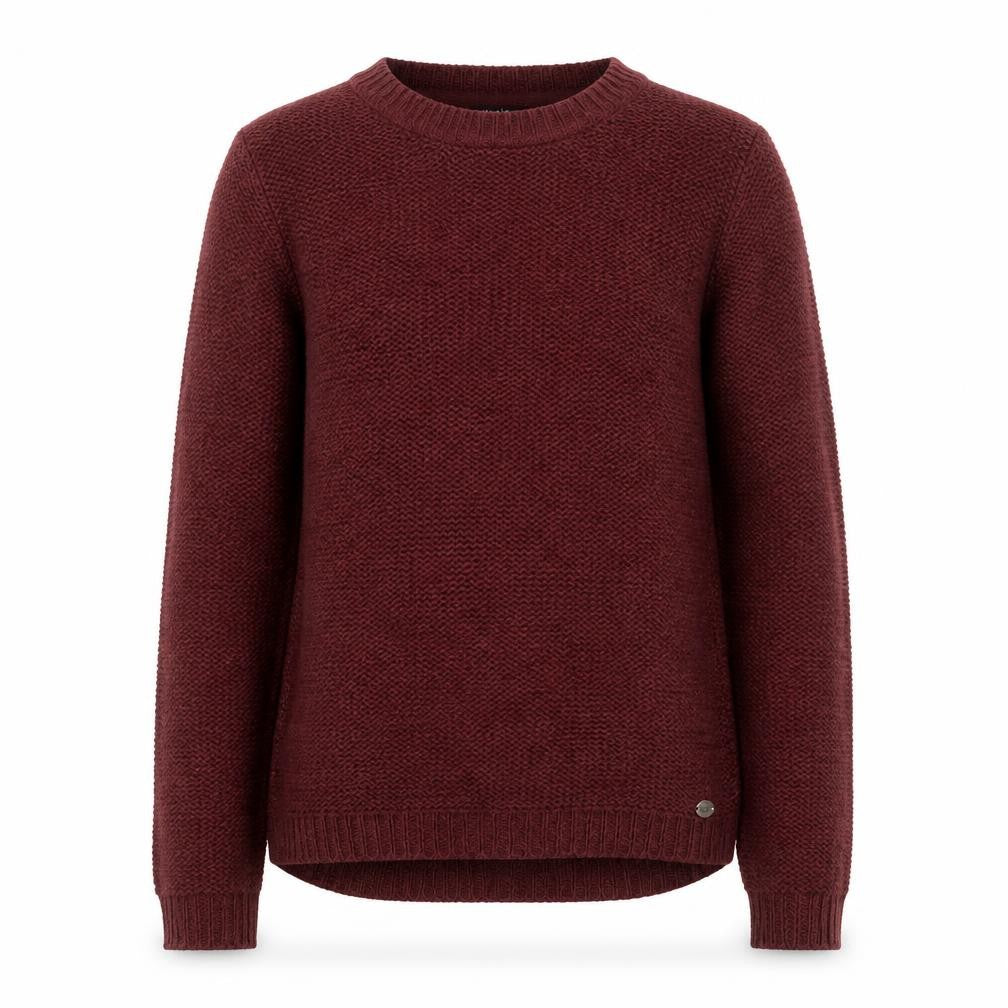 ONLY Unisex Red Chunky Knit Crew Neck Jumper Size S