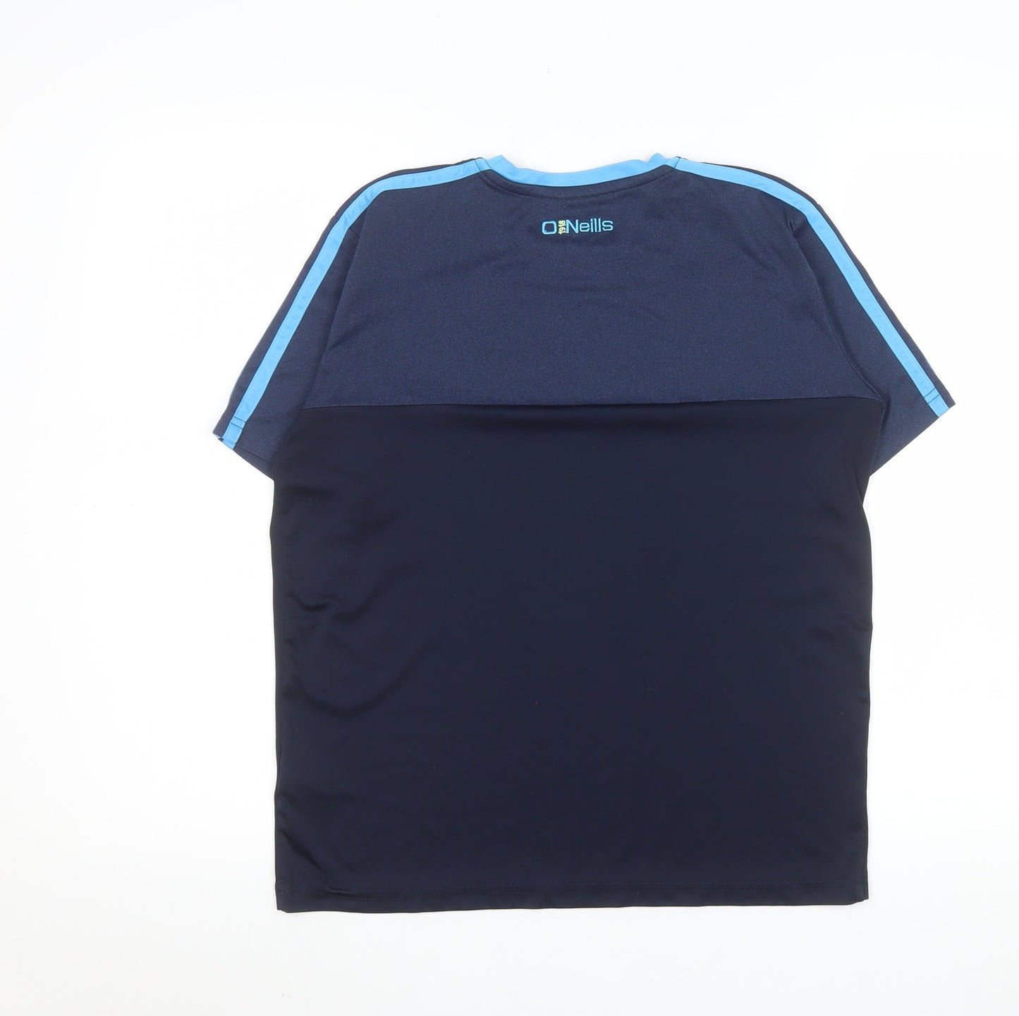 O'Neills Boys Blue Colourblock Sports T-Shirt 13 Years Lightweight Top