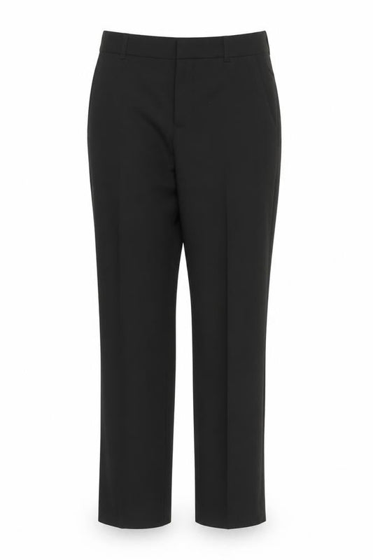 Front view of Zara Woman Black XS Slim Fit Dress Pants Trousers