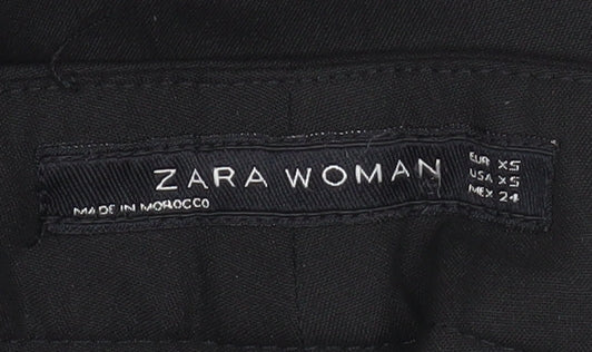Zara Woman Black XS Slim Fit Dress Pants Trousers