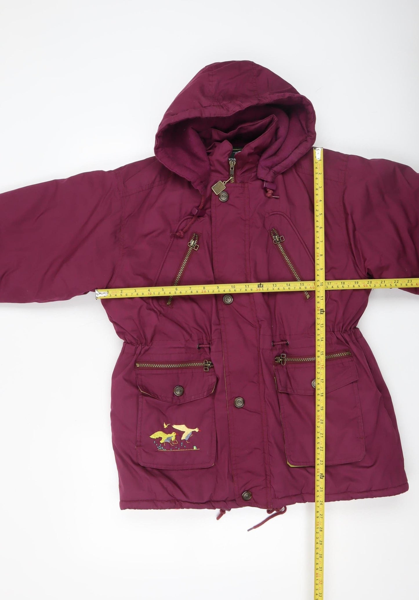 Openair by Proudhart Women's Purple Hooded Parka Jacket Size 6