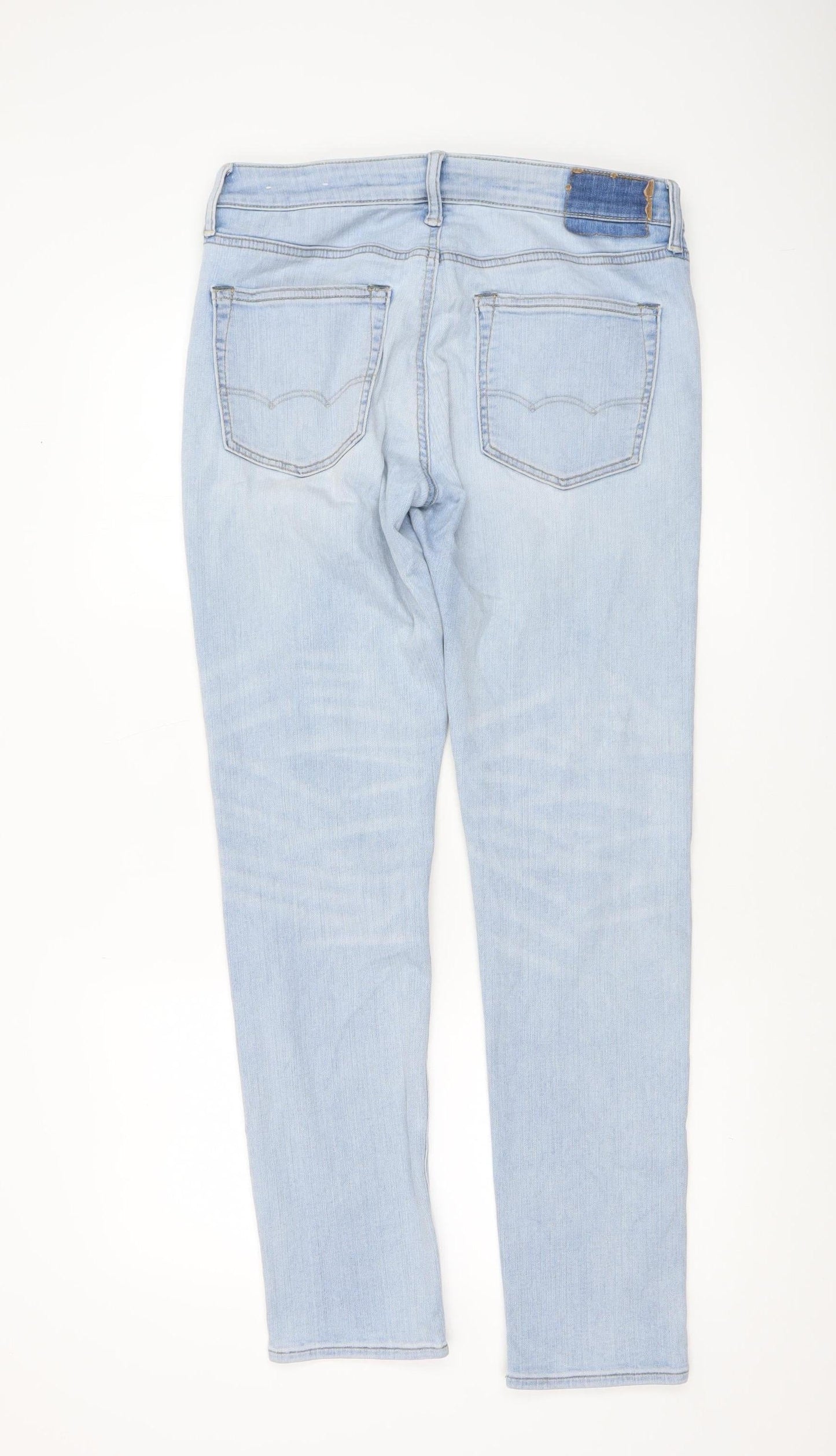American Eagle Men's Blue Slim Fit Light Wash Denim Jeans 31x32