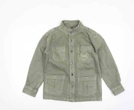 El Corte Inglés Boys Green Cotton Military Jacket 9-10 Years