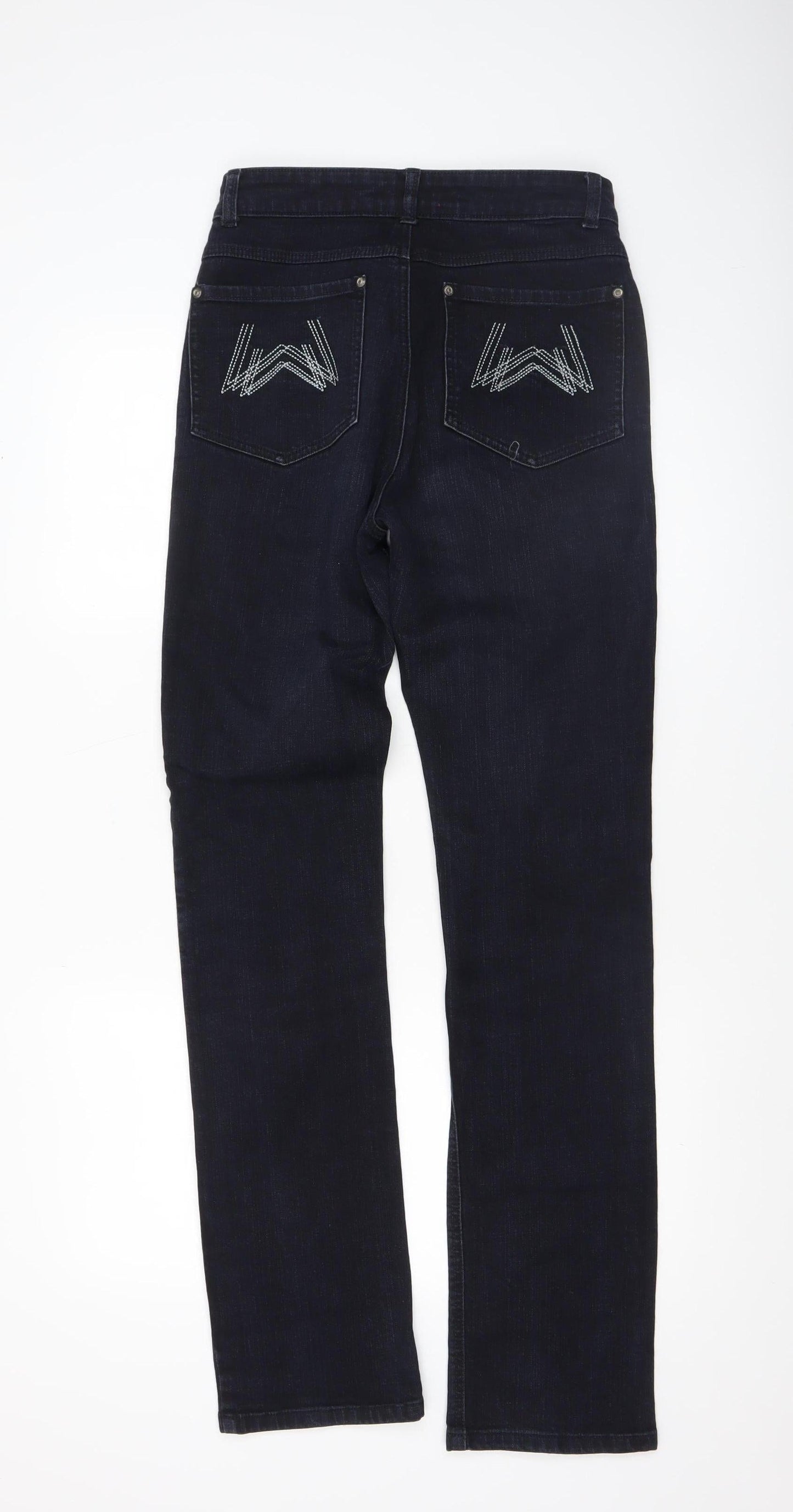 Wizard Jeans Women's Blue Straight Leg Slim Fit Denim Jeans Size 10