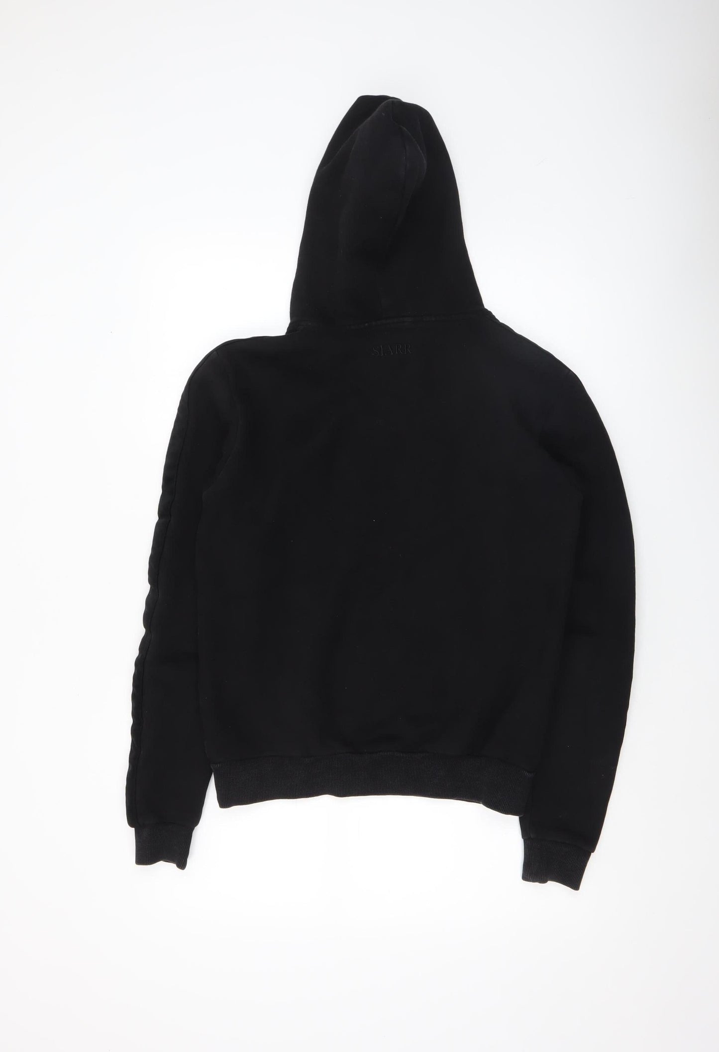 SIARR Women's Black Pullover Hoodie Small 100% Cotton Casual Sweatshirt
