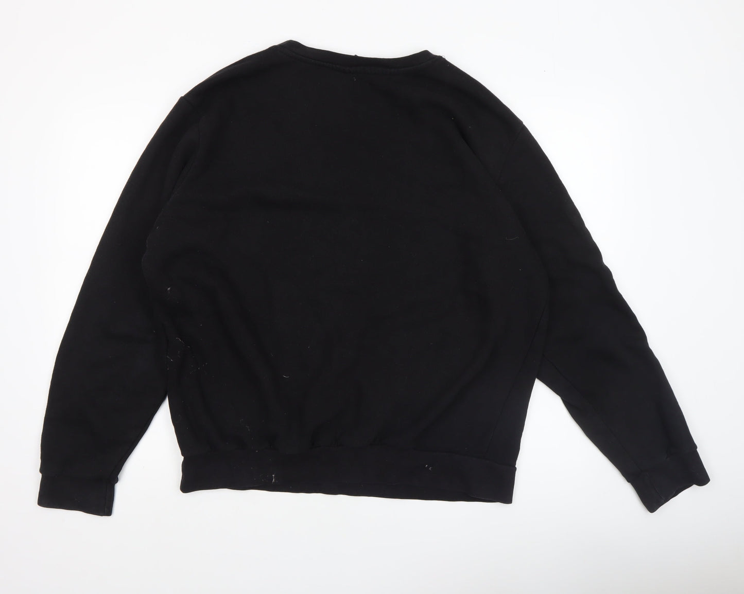 Lonsdale Men's Black Crew Neck Pullover Sweatshirt Size L