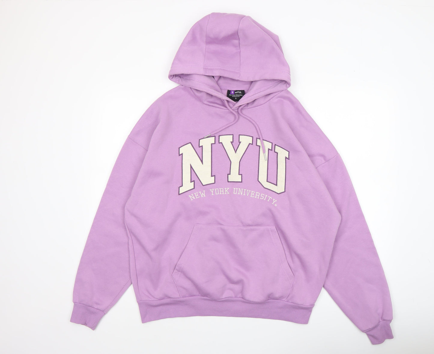 NYU New York University Women's Purple Pullover Hoodie Size S