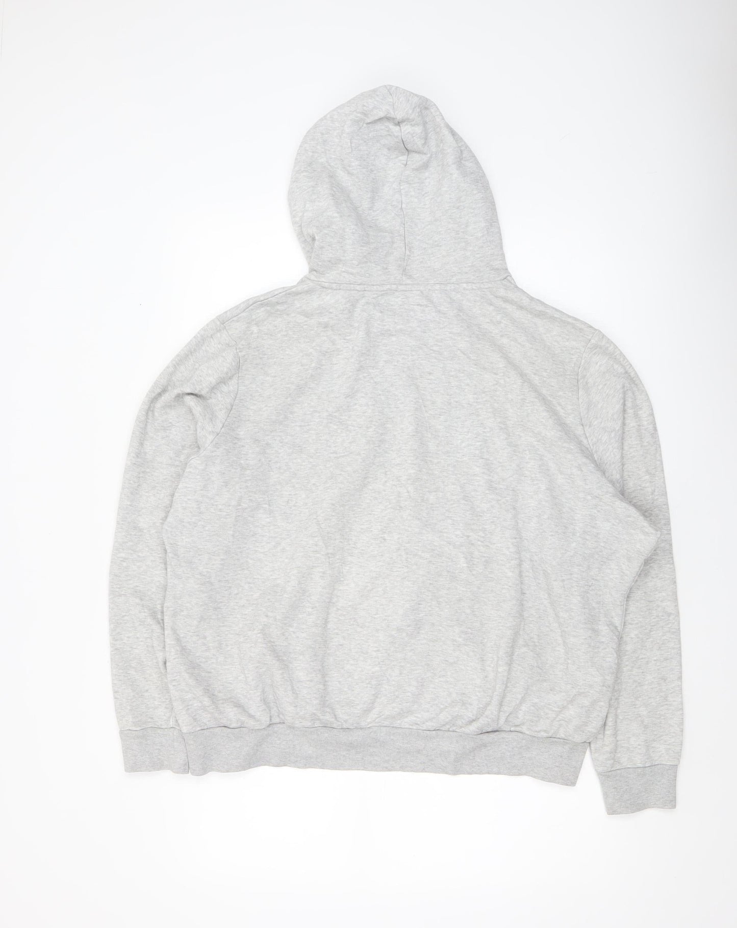 Puma Womens Grey Hoodie XL Pullover Logo Sports Sweatshirt