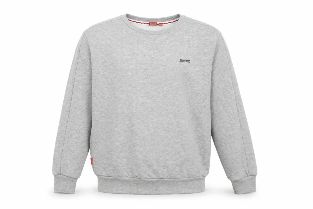 Slazenger Boys Grey Crew Neck Fleece Sweatshirt 13 Years Pullover