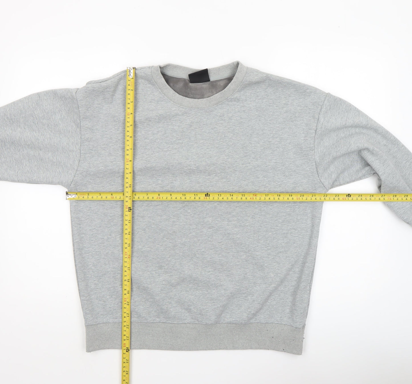 Independent Mens Grey Fleece Pullover Sweatshirt Size L