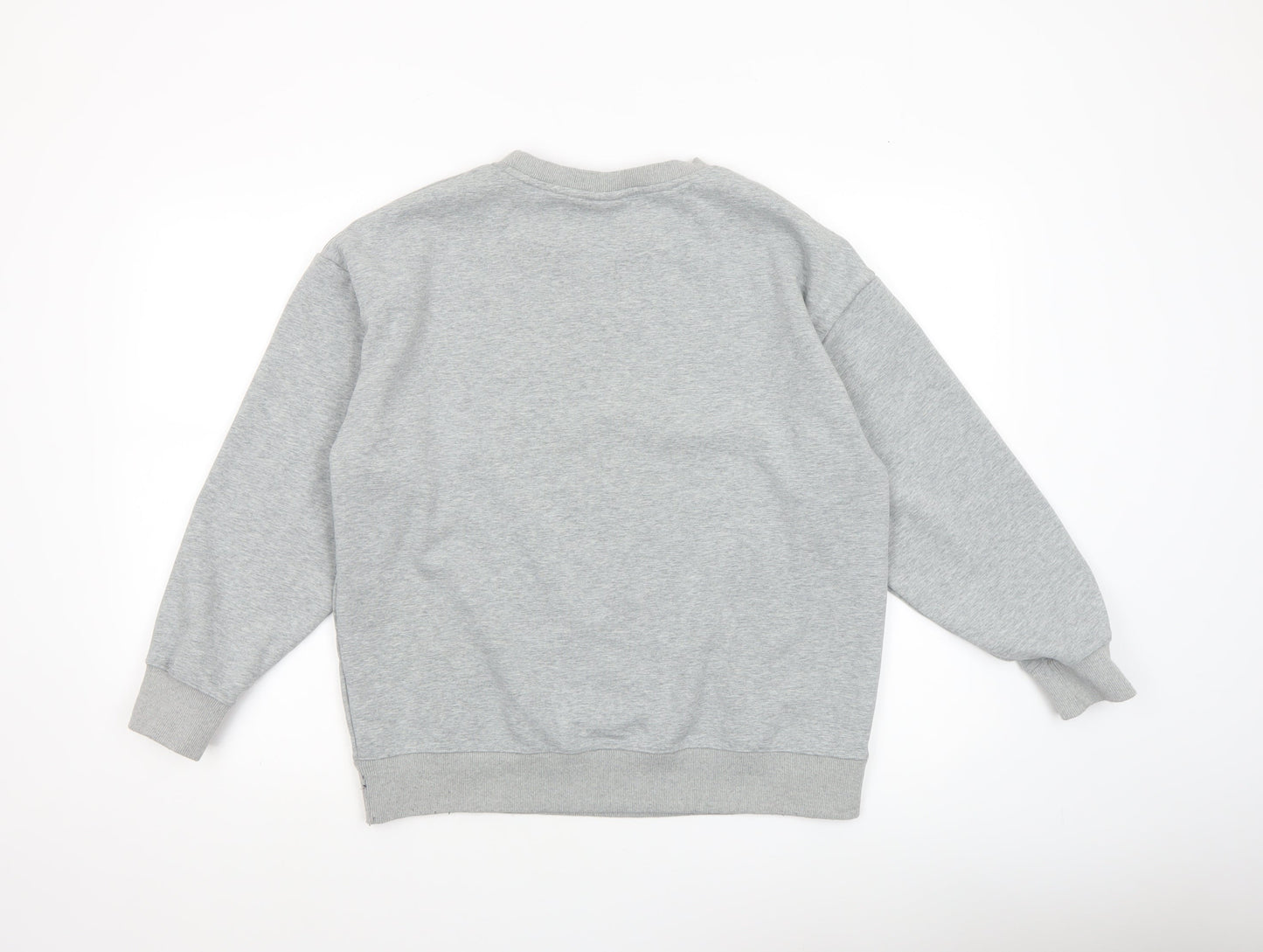 Independent Mens Grey Fleece Pullover Sweatshirt Size L