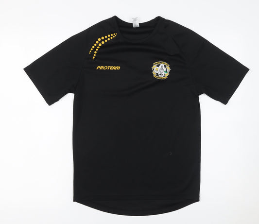 SOL'S Sporty Men's Black XS Short Sleeve Crew Neck Athletic T-Shirt