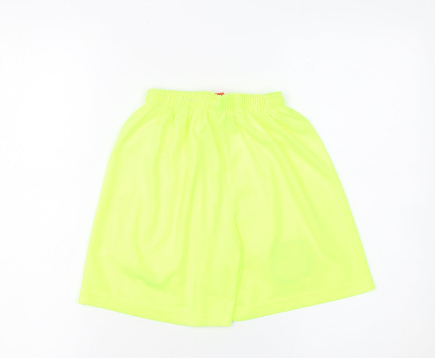 Nike Boys Yellow Athletic Football Shorts Size 164 Polyester