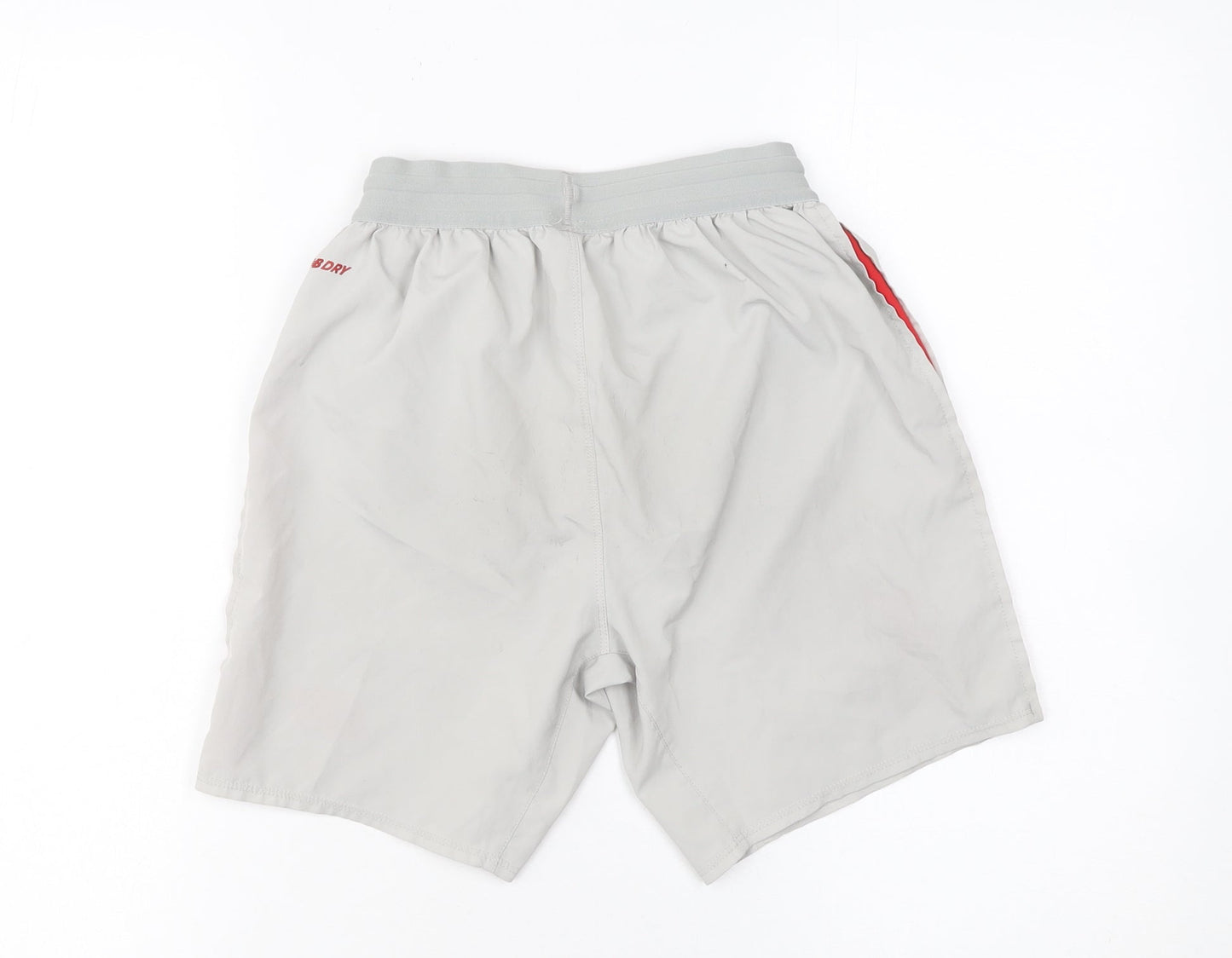 New Balance Boys Grey LFC Athletic Shorts Size 146 Lightweight Quick Dry