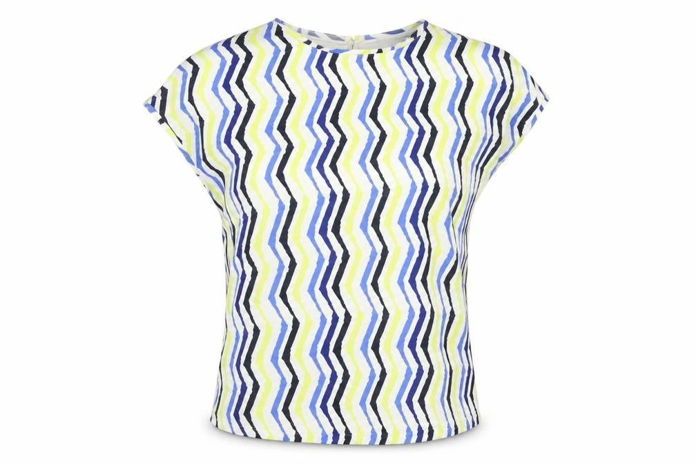 Marks & Spencer Women’s Multicoloured Geometric Jersey Blouse Size 12