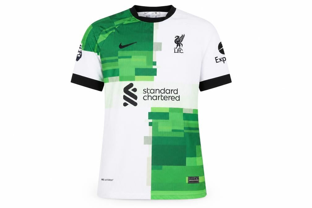 Nike Boys Green Liverpool FC 16 Years Football Jersey Shirt