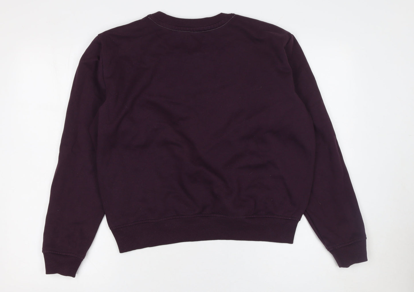 G-Star RAW Womens Purple Crew Neck Pullover Sweatshirt Size M