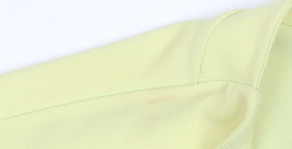 Additional view of Gerard Women’s Yellow Blazer, size UK 22, Open Front Stretch Jacket