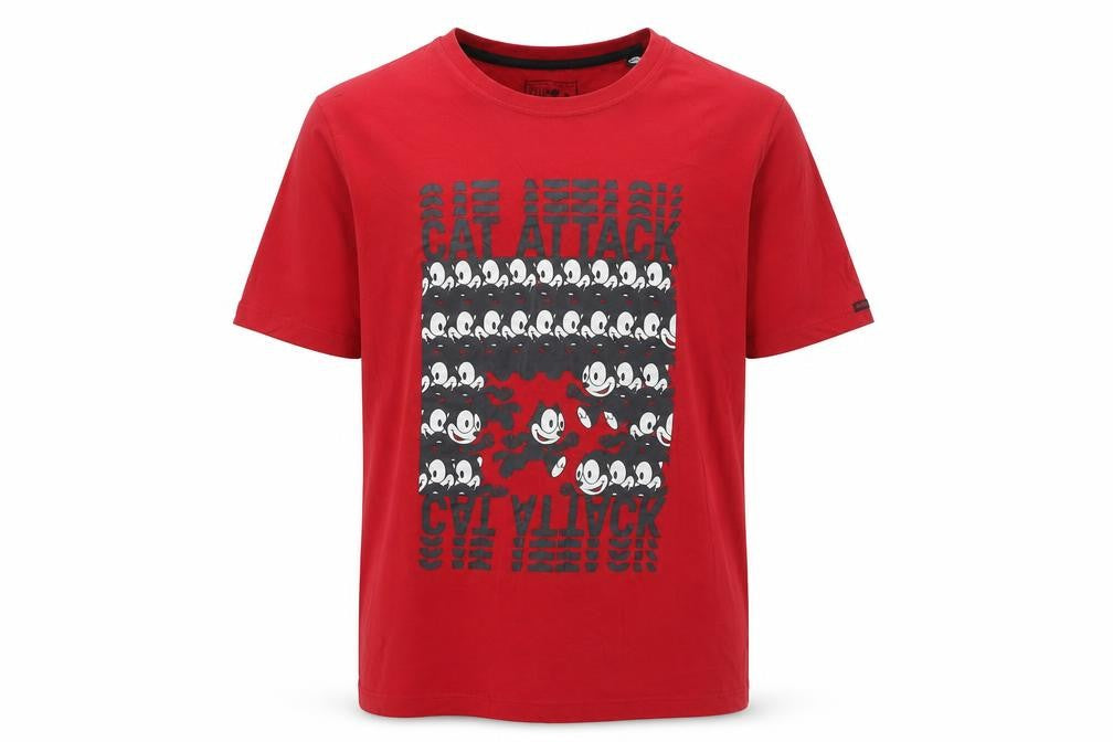 Status Quo Boys Red Felix the Cat Graphic XL T-Shirt