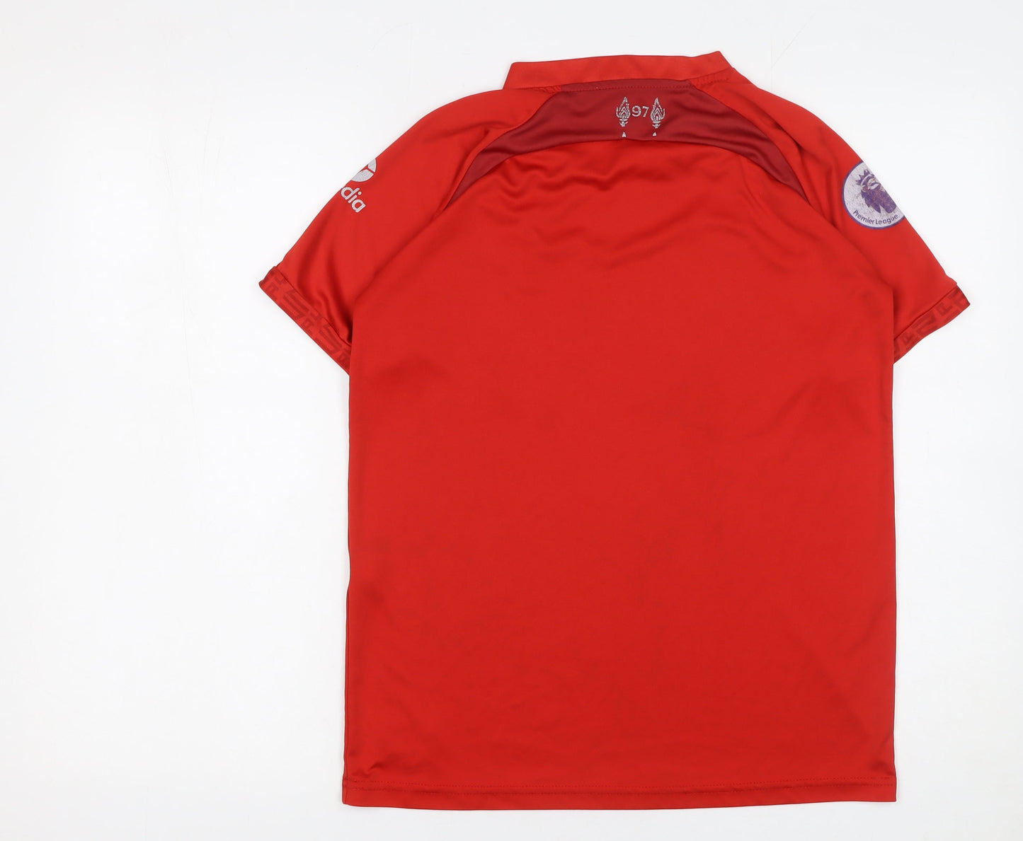 Nike Boys Red Liverpool FC Dri-FIT Football Jersey T-Shirt Size 176