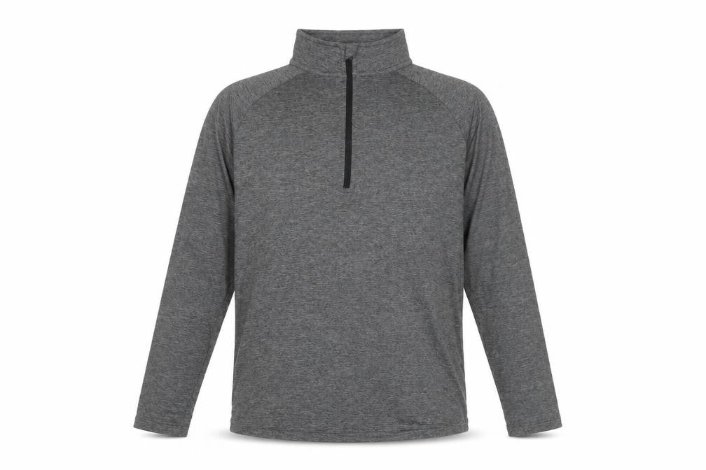 St. Bernard Boys Grey 10-11 Years 1/4 Zip Lightweight Sweatshirt
