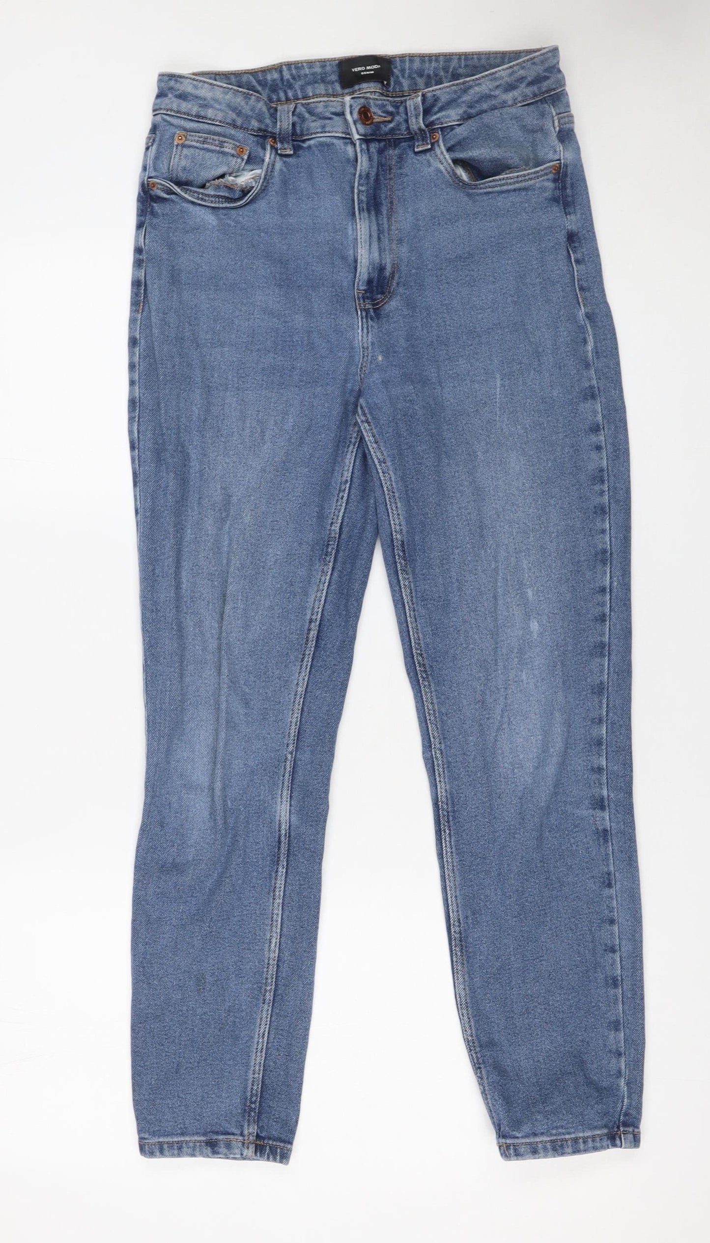 Vero Moda Womens Blue High Rise Skinny Denim Jeans Size 10