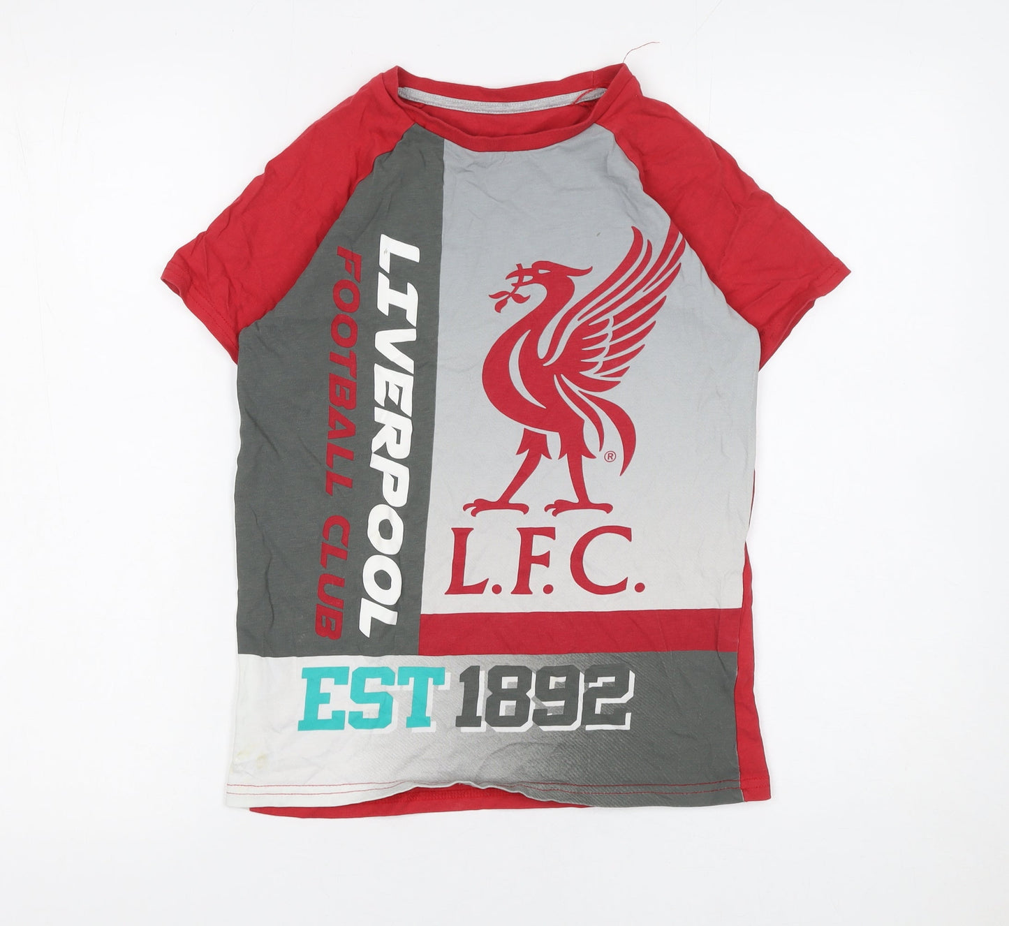 St. Bernard Boys Red Liverpool FC Graphic Cotton T-Shirt 10-11 Years