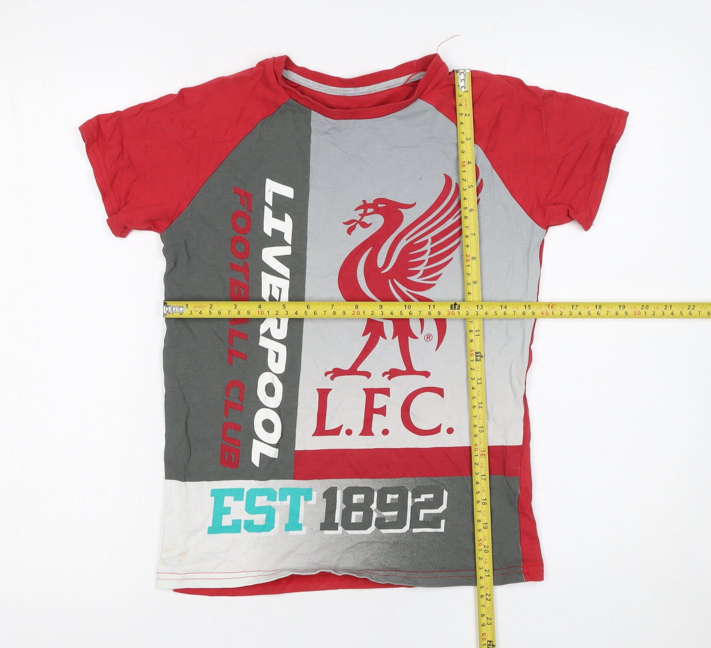 St. Bernard Boys Red Liverpool FC Graphic Cotton T-Shirt 10-11 Years