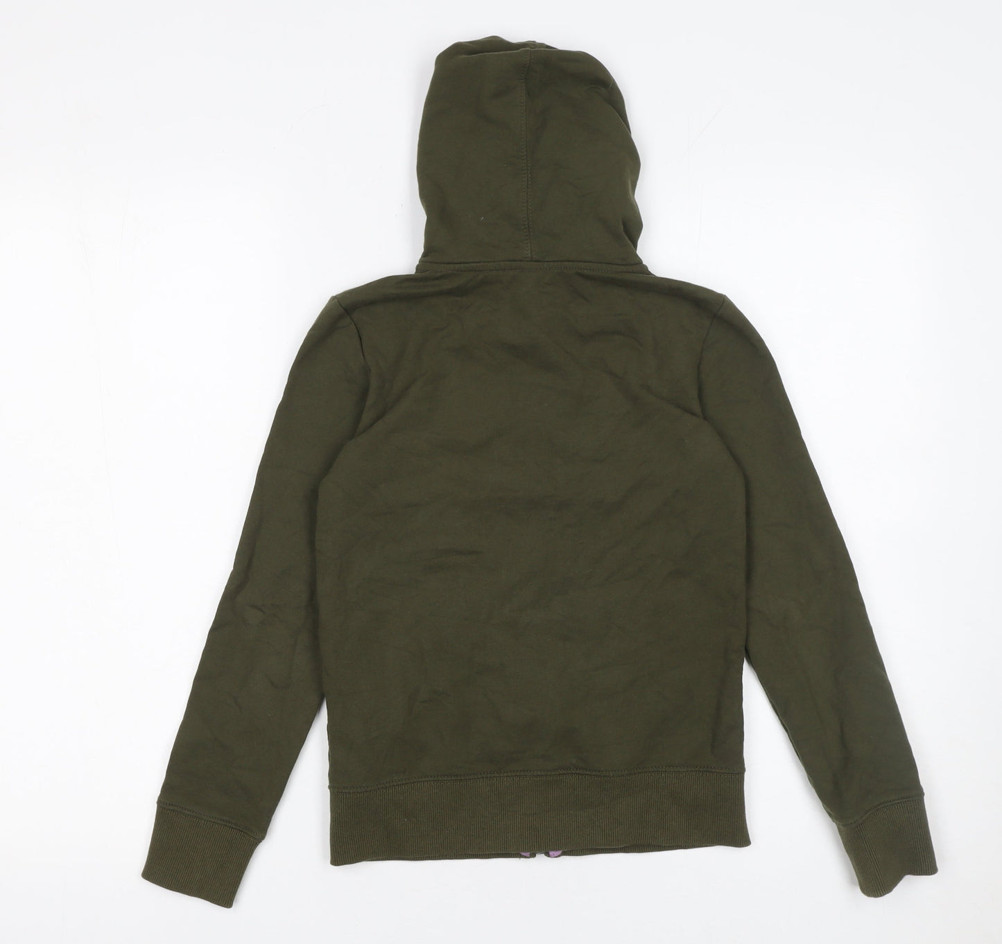 O'Neill Boys Green Full Zip Hoodie 10 Years Cotton Jersey Casual