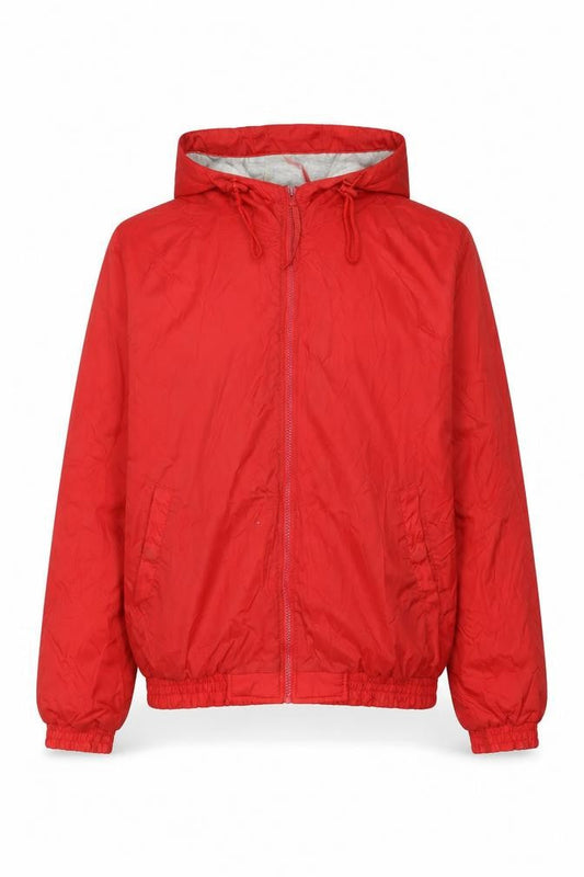 Colorado Textile Mens Red XL Hooded Windbreaker Jacket