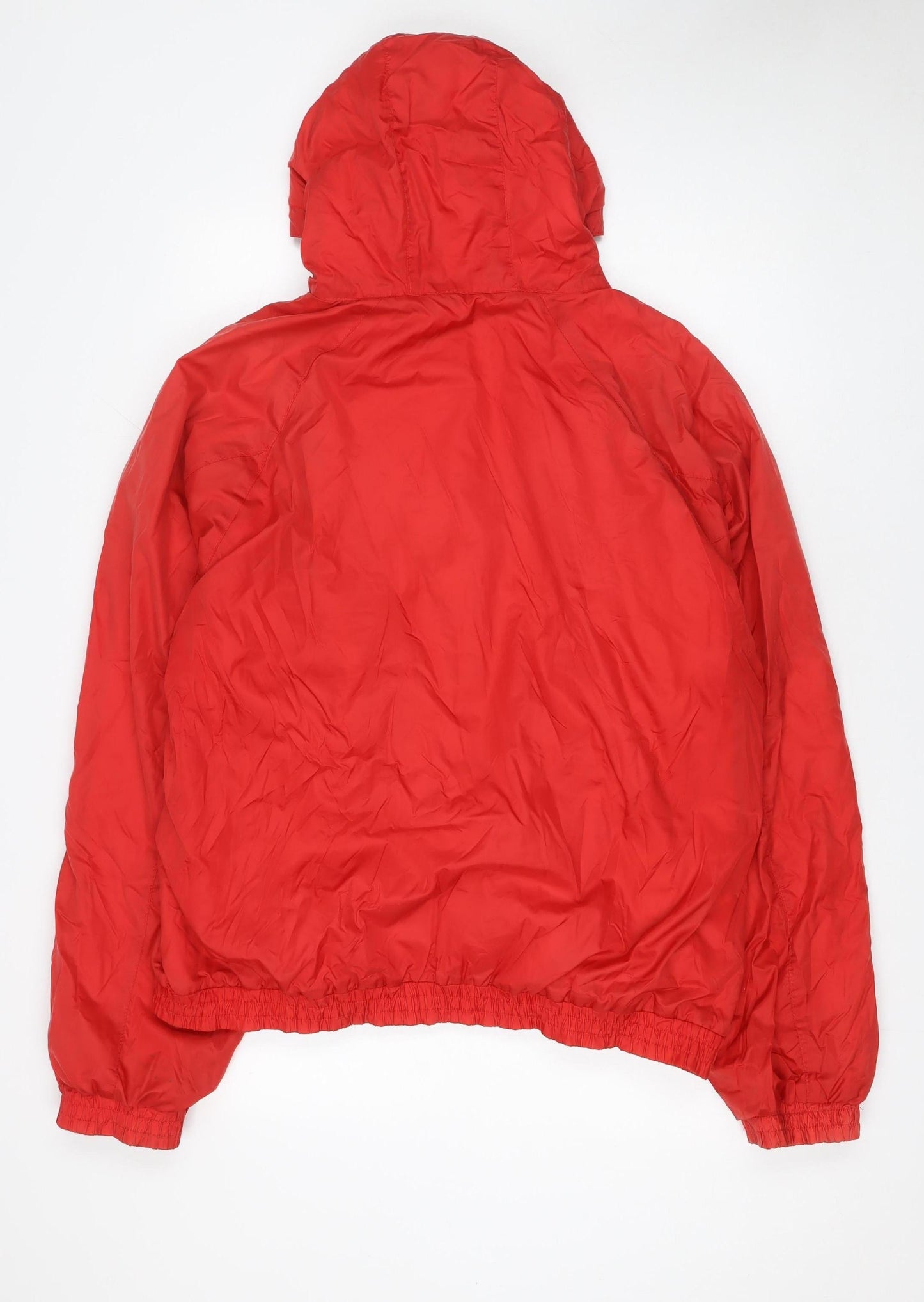 Colorado Textile Mens Red XL Hooded Windbreaker Jacket