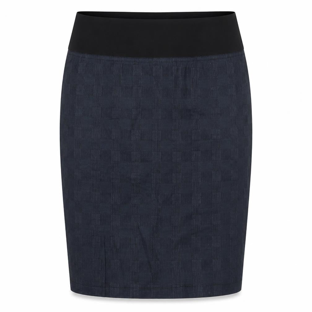 Jobis Women Blue Cotton Stretch Pencil Skirt Size 14